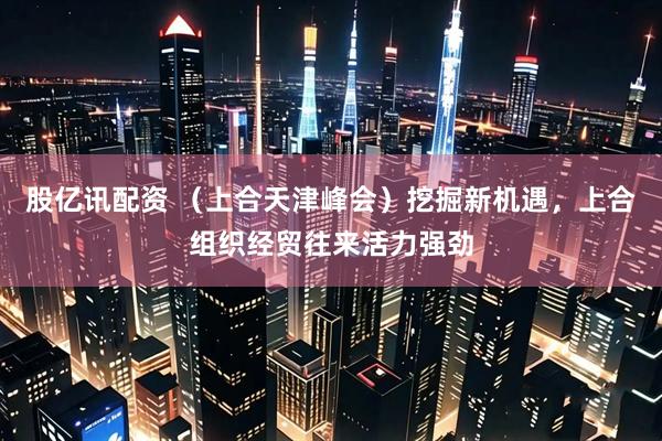 股亿讯配资 （上合天津峰会）挖掘新机遇，上合组织经贸往来活力强劲