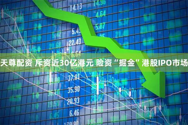 天尊配资 斥资近30亿港元 险资“掘金”港股IPO市场
